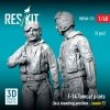 RESKIT RSF48-0113 F-14 Tomcat pilots (in a standing position - scene 1) (2 pcs) (3D Printed) (1/48)